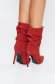 Red natural leather boots with high heels 3 - StarShinerS.com