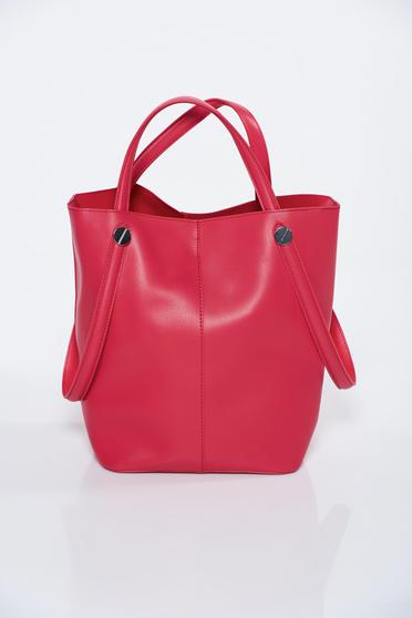 Top Secret red bag casual from ecological leather