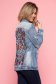 SunShine blue jacket casual embroidered with pockets denim 2 - StarShinerS.com