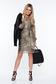 StarShinerS khaki dress accessorized with tied waistband with inside lining 6 - StarShinerS.com