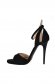 Sandals black elegant natural leather with high heels 6 - StarShinerS.com
