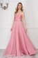 Ana Radu rosa luxurious dress with inside lining from tulle corset 1 - StarShinerS.com