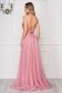 Ana Radu rosa luxurious dress with inside lining from tulle corset 2 - StarShinerS.com