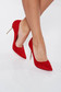 Pantofi rosi eleganti din piele ecologica cu toc inalt de metal 2 - StarShinerS.ro