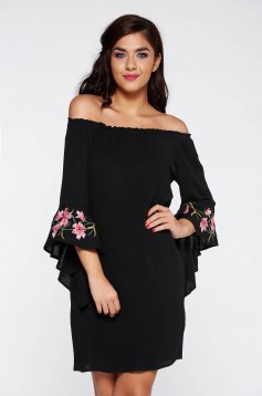 casual bell sleeve dress