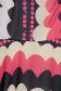 Rochie din voal roz scurta in clos cu maneci scurte si imprimeu abstract 4 - StarShinerS.ro