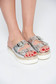 StarShinerS silver casual slippers natural leather low heel with buckles accessories 3 - StarShinerS.com
