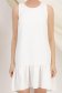 Rochie din georgette cu picouri alba scurta cu croi larg - StarShinerS 4 - StarShinerS.ro