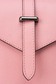Rucsac rosa din piele naturala accesorizat cu fermoar si cu o catarama metalica 6 - StarShinerS.ro