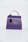 Purple casual bag leather long handle and short handle 1 - StarShinerS.com