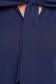 Bluza dama din voal bleumarin cu croi pe corp si guler tip esarfa - StarShinerS 5 - StarShinerS.ro