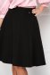Black skirt cloche midi with pockets slightly elastic fabric - StarShinerS 4 - StarShinerS.com