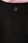 Fusta din stofa usor elastica neagra in clos cu buzunare - StarShinerS 5 - StarShinerS.ro
