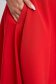 StarShinerS red elegant cloche skirt high waisted slightly elastic fabric 6 - StarShinerS.com