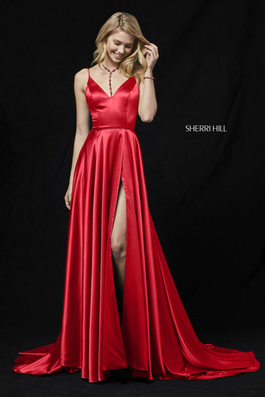 Rochie Sherri Hill 52119 Red