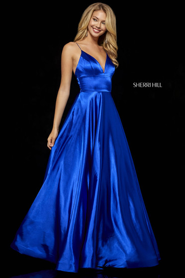 Rochie Sherri Hill 52195 Blue