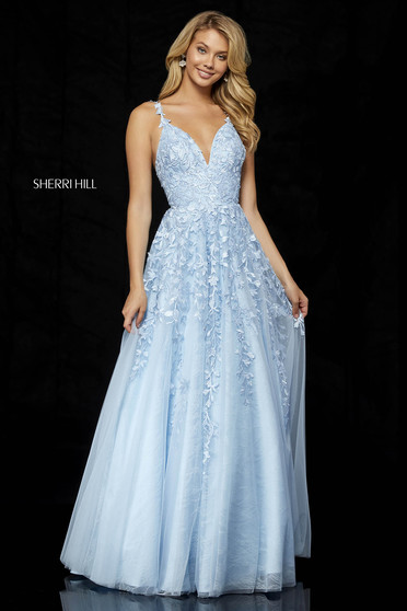 Rochie Sherri Hill 52342 LightBlue