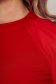 Bluza dama din material elastic rosie cu croi larg si maneci lungi - StarShinerS 5 - StarShinerS.ro