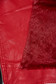 Geaca SunShine casual rosie scurta din piele ecologica captusita pe interior cu guler din blana cu buzunare 5 - StarShinerS.ro