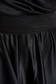 Ana Radu black long luxurious cloche dress from satin fabric texture accessorized with tied waistband 4 - StarShinerS.com