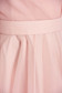 Light Pink Tulle Dress with A-line Cut on Shoulder Accessorized with Belt - Ana Radu 3 - StarShinerS.com