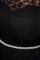 Rochie StarShinerS neagra eleganta in clos din dantela captusita pe interior accesorizata cu cordon 4 - StarShinerS.ro