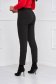 Pantaloni din stofa elastica negri lungi conici cu talie inalta - StarShinerS 3 - StarShinerS.ro