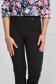 StarShinerS black trousers office high waisted slightly elastic fabric with pockets conical 5 - StarShinerS.com