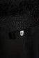 Rochie StarShinerS neagra eleganta midi din stofa si dantela accesorizata cu cordon 4 - StarShinerS.ro