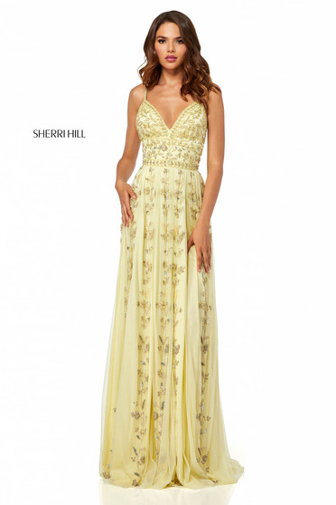 Rochie Sherri Hill 52461 Yellow