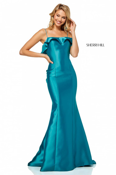 Rochie Sherri Hill 52471 Turquoise