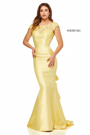 Rochie Sherri Hill 52479 Yellow