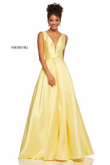 Rochie Sherri Hill 52502 Yellow