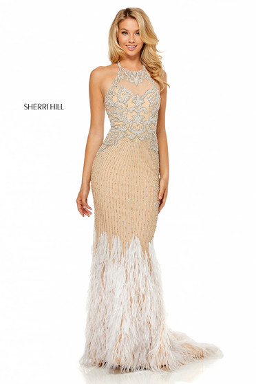 Rochie Sherri Hill 52517 Nude
