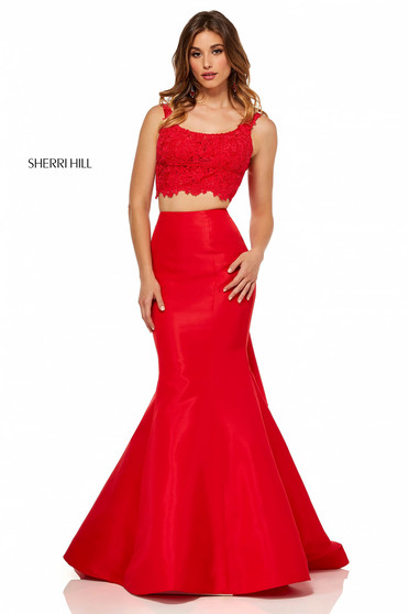 Rochie Sherri Hill 52528 Red