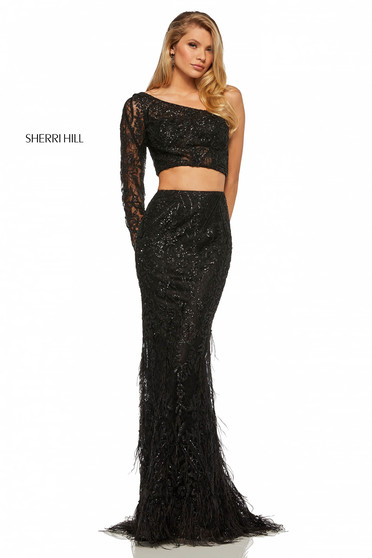 Rochie Sherri Hill 52555 Black