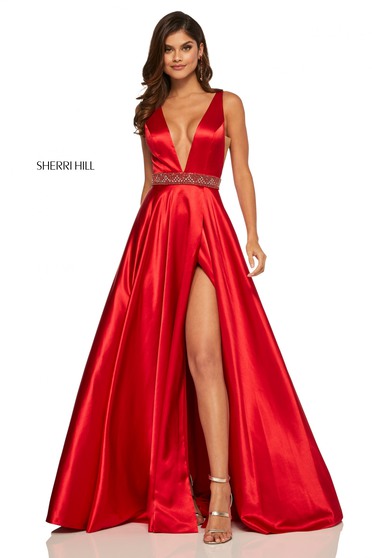 Rochie Sherri Hill 52564 Red