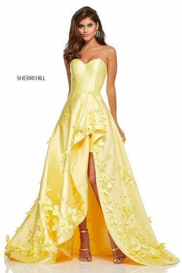 Rochie Sherri Hill 52581 Yellow