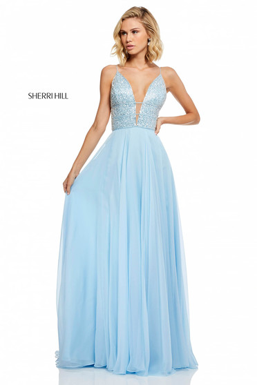 Rochie Sherri Hill 52589 LightBlue