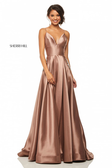Rochie Sherri Hill 52597 Brown