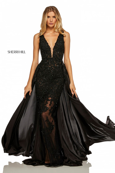 Rochie Sherri Hill 52599 Black