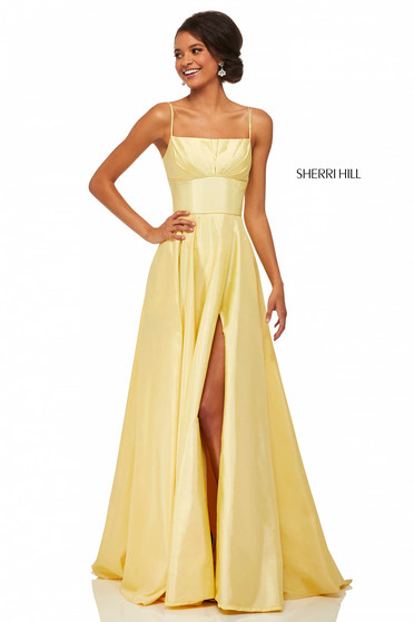 Rochie Sherri Hill 52602 Yellow