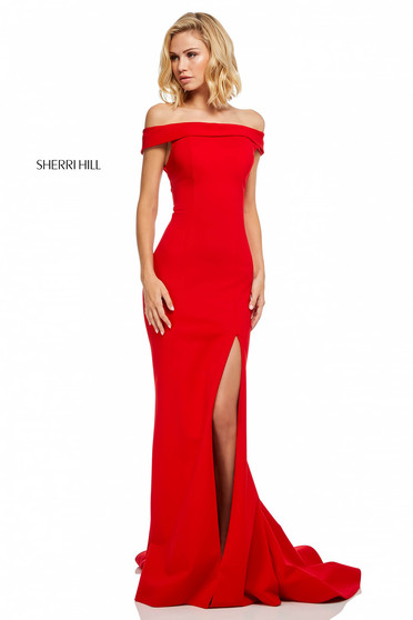 Rochie Sherri Hill 52607 Red