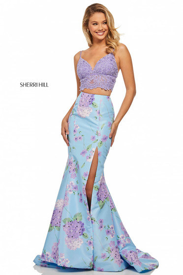 Rochie Sherri Hill 52635 Blue