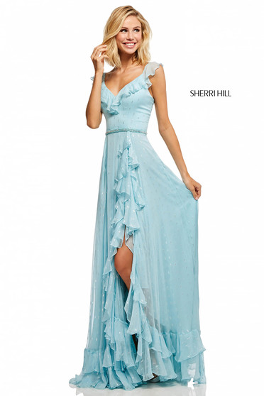 Rochie Sherri Hill 52643 LightBlue