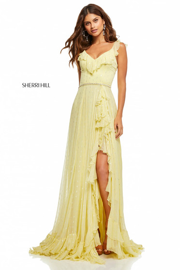 Rochie Sherri Hill 52643 Yellow