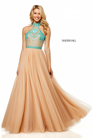 Rochie Sherri Hill 52662 Nude