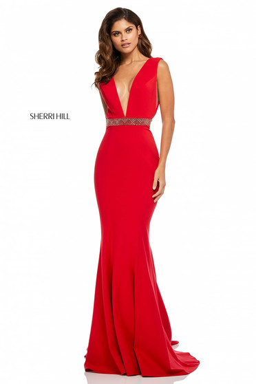 Rochie Sherri Hill 52680 Red