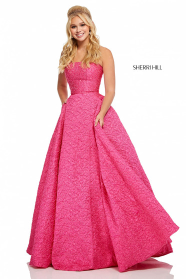 Rochie Sherri Hill 52681 Fuchsia