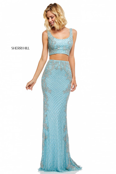 Rochie Sherri Hill 52686 LightBlue